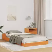 Lova Lovos rėmas Vaško ruda 90 x 190 cm Kietos pušies mediena