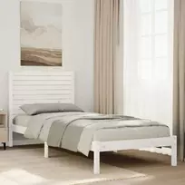 Lova Lovos rėmas be čiužinio, baltas, 90x210cm, mediena, itin ilgas