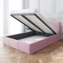 FDM Minkšta lova 140x200 su metaliniu rėmu ir AMBER čiužiniu