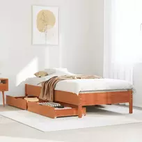 Lova Lovos rėmas be čiužinio, vaško ruda, 90x190cm, pušis