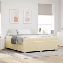 Lova Lovos rėmas su čiužiniu Kreminė 180 x 200 cm audinys