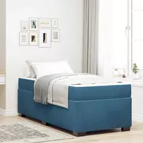 Lova Lovos rėmas su čiužiniu Mėlyna 80 x 200 cm audinys