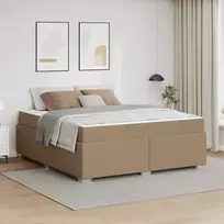 Lova Lovos rėmas su čiužiniu Kapučino 180 x 200 cm audinys