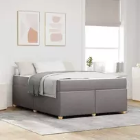 Lova Lovos rėmas su čiužiniu Taupe 160 x 200 cm audinys