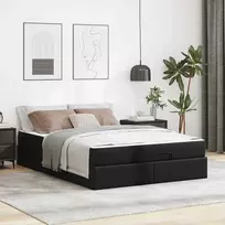 Lova Lovos rėmas su čiužiniu Kita 2 pcs Juoda PVC