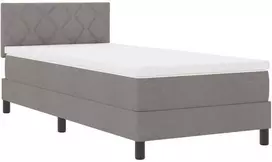 Kiemas lova su pagalve Tortora 90 x 200 cm audinys
