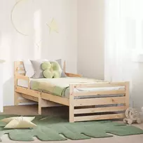 Lova Lovos rėmas su galvūgalio Ruda 80 x 200 cm Apdirbta mediena