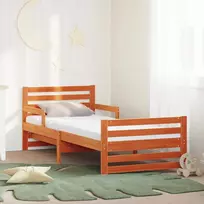 Lova Lovos rėmas su prailginamu čiužiniu Ruda 80 x 200 cm