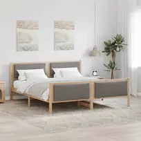 Lova Lovos rėmas su galvūgalio Tortora 180 x 200 cm audinys