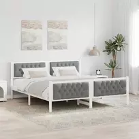 Lova Lovos rėmas Šviesiai pilka 160 x 200 cm Kietos pušies mediena