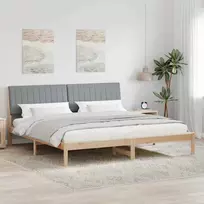 Lova Lovos rėmas Ruda 200 x 200 cm Kietos pušies mediena