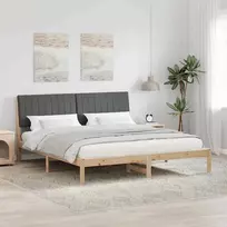 Lova Lovos rėmas Ruda 180 x 200 cm Kietos pušies mediena