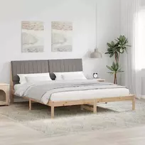 Lova Lovos rėmas Ruda 180 x 200 cm Kietos pušies mediena