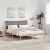Lova Lovos rėmas Ruda 150 x 200 cm Kietos pušies mediena