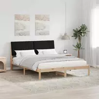 Lova Lovos rėmas Ruda 150 x 200 cm Kietos pušies mediena