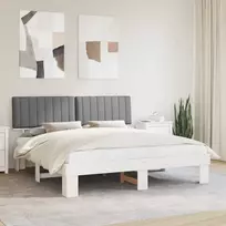 Lova Lovo rėmas su apmuštu galvūgaliu Šviesiai pilka 180 x 200 cm