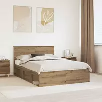 Lova Lovos rėmas Meistrų ąžuolas 150 x 200 cm Apdirbta mediena
