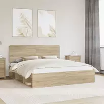 Lova Lovos rėmas Sonoma 180 x 200 cm Kietos pušies mediena