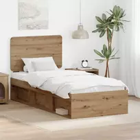 Lova Lovos rėmas Meistrų ąžuolas 90 x 200 cm Kietos pušies mediena