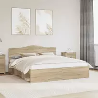 Lova Lovos rėmas Sonoma 180 x 200 cm Kietos pušies mediena