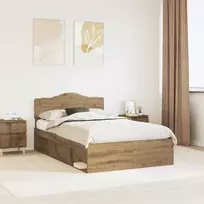 Lova Lovos rėmas Meistrų ąžuolas 135 x 190 cm Kietos pušies mediena