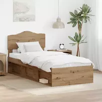 Lova Lovos rėmas Meistrų ąžuolas 90 x 200 cm Kietos pušies mediena
