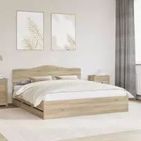 Lovos rėmas Sonoma ąžuolas 200 x 200 cm Inžinerinė mediena