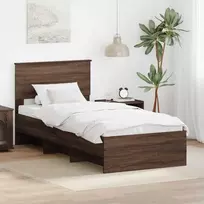 Lova Lovos rėmas Rudas ąžuolas 80 x 200 cm Apdirbta mediena