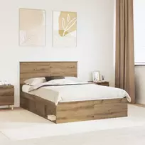Lova Lovos rėmas Meistrų ąžuolas 150 x 200 cm Kietos pušies mediena