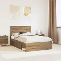 Lova Lovos rėmas Meistrų ąžuolas 120 x 200 cm Kietos pušies mediena