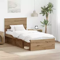 Lova Lovos rėmas Meistrų ąžuolas 90 x 200 cm Kietos pušies mediena