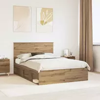 Lova Lovos rėmas Meistrų ąžuolas 140 x 190 cm Kietos pušies mediena