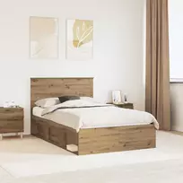 Lova Lovos rėmas Meistrų ąžuolas 120 x 200 cm Kietos pušies mediena