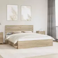 Lova Lovos rėmas Sonoma 180 x 200 cm Kietos pušies mediena