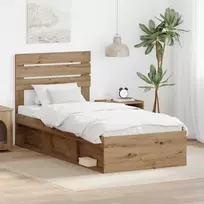 Lova Lovos rėmas Meistrų ąžuolas 90 x 200 cm Kietos pušies mediena