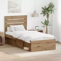 Lova Lovos rėmas Meistrų ąžuolas 75 x 190 cm Kietos pušies mediena