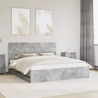 Lova Lovos rėmas Betono pilka 180 x 200 cm Inžinerinė mediena