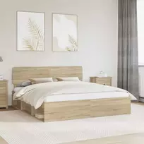 Lova Lovos rėmas Sonoma 180 x 200 cm Kietos pušies mediena