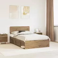 Lova Lovos rėmas Meistrų ąžuolas 135 x 190 cm Kietos pušies mediena