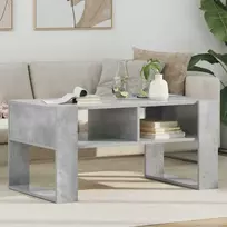 Lova Kavos staliukas Betono pilka 92 x 53 x 45 cm Apdirbta mediena