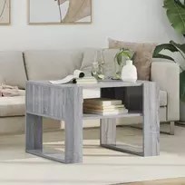Lova Kavos staliukas Pilkas Sonoma 66 x 53 x 45 cm Apdirbta mediena