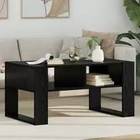 Lova Kavos staliukas Juodas ąžuolas 92 x 53 x 45 cm Apdirbta mediena