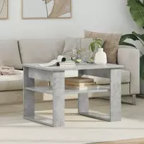 Lova Kavos staliukas Betono pilka 64 x 54 x 44 cm Apdirbta mediena