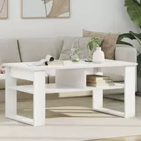 Lova Kavos staliukas Balta 96 x 54 x 44 cm Apdirbta mediena