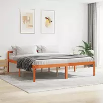Lova Lovos rėmas Vaško ruda 180 x 200 cm Kietos pušies mediena