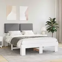 Lova Lovo rėmas su apmuštu galvūgaliu Šviesiai pilka 150 x 200 cm