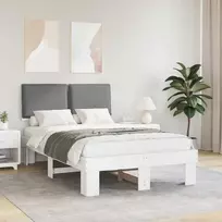 Lova Lovo rėmas su apmuštu galvūgaliu Šviesiai pilka 120 x 200 cm