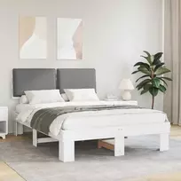 Lova Lovo rėmas su apmuštu galvūgaliu Šviesiai pilka 140 x 190 cm