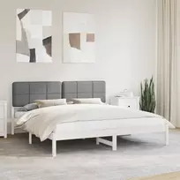 Lova Lovo rėmas su apmuštu galvūgaliu Taupe 120 x 200 cm
