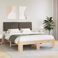 Lova Lovo rėmas su apmuštu galvūgaliu Taupe 150 x 200 cm